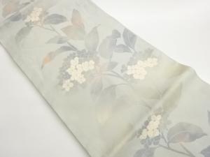 紫陽花模様織出し名古屋帯